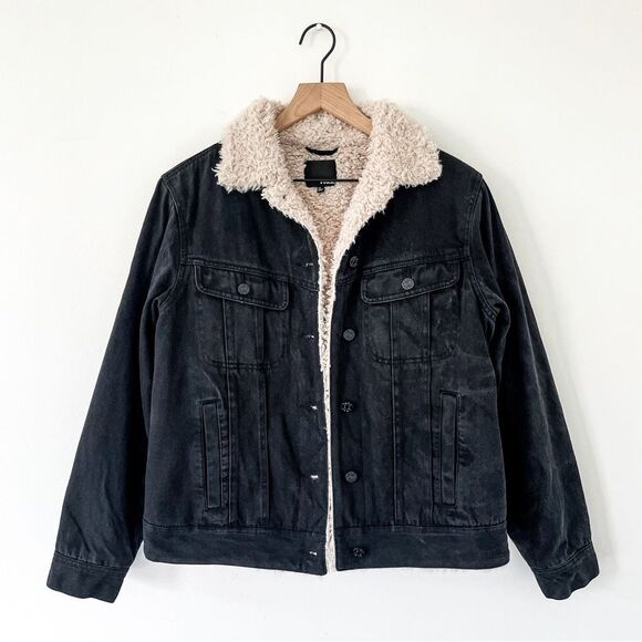 Wilfred Free sherpa denim jacket. - Picture 2 of 8